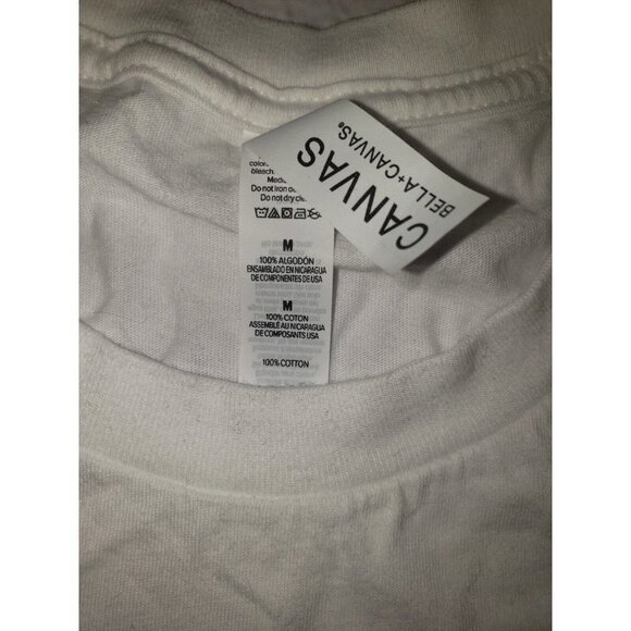 NEW Mens DINKIN FLICKA FLUFFY FINGERS White Graphic T-Shirt Size Medium - Picture 3 of 4